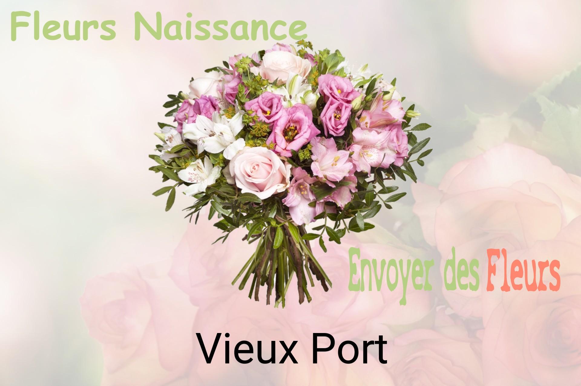 Bouquet de fleurs de naissance livré à Vieux-Port